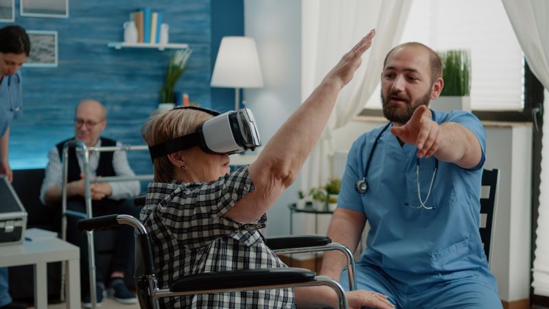 VR used for at-home Diagnostics