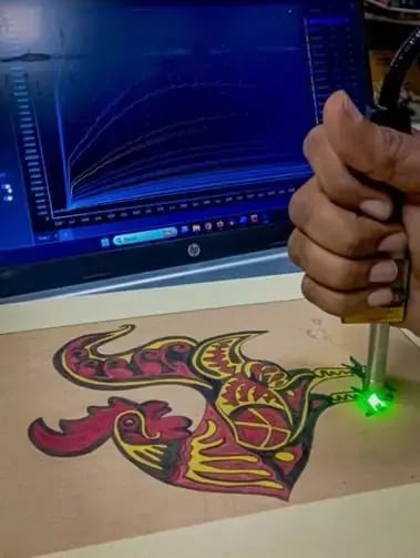 Data collection with Raman Spectrometer
