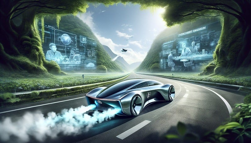 Non Polluting IC Engine Car