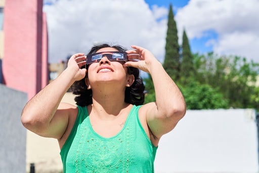 The Dangers of Viewing an Eclipse directly