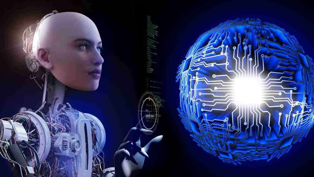 futuristic robot
