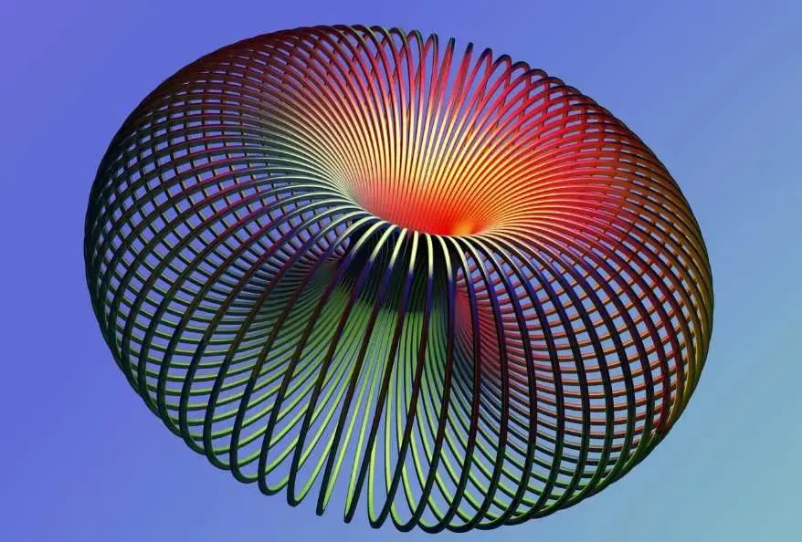 Torus - mathematical surface with doughnut shape