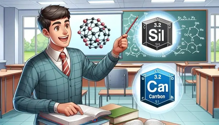 Student Studying Silicon