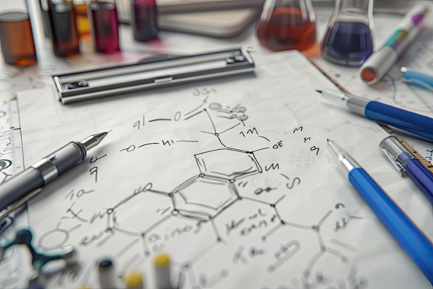 Artistic representation of organic compounds