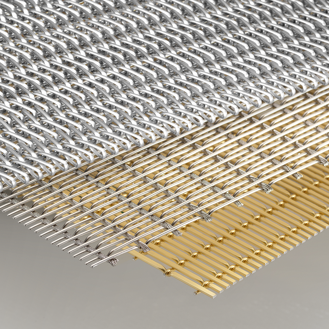 Metallgewebe Architektur / metal mesh architecture