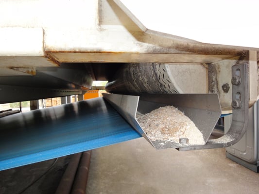 Collecting tray with dryer belts Type CONDUCTO®5065