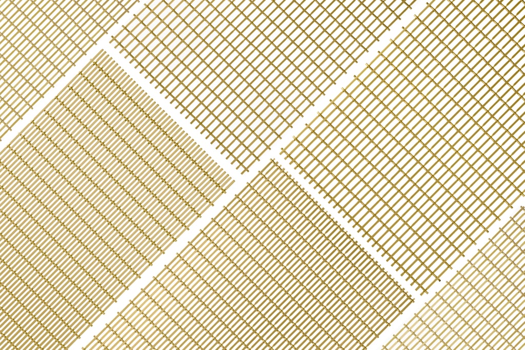 Tejido de aluminio PC-ALU con anchos de malla adicionales