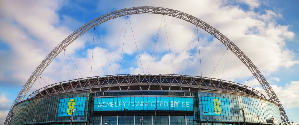 El estadio londinense de Wembley con tejido arquitectónico de GKD