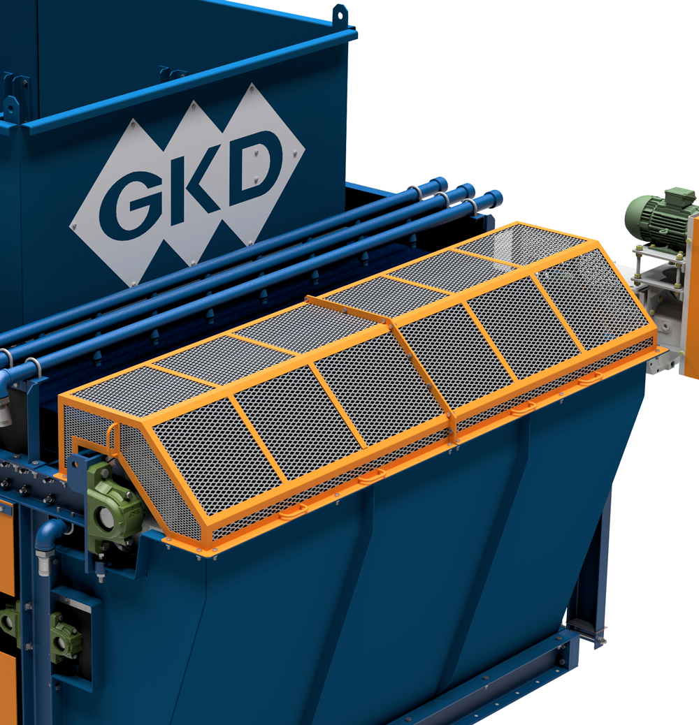 Bandklassierer / screening machine