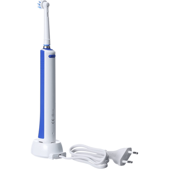 Die Oral-B 600 Pro kommt mit einer einfachen Ladestation daher.
