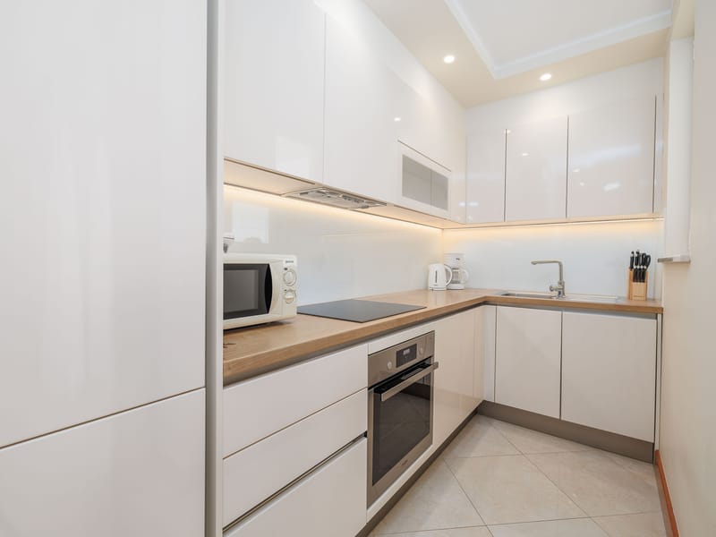 undefined balcony overlooking Adriatic sea in Krk Island