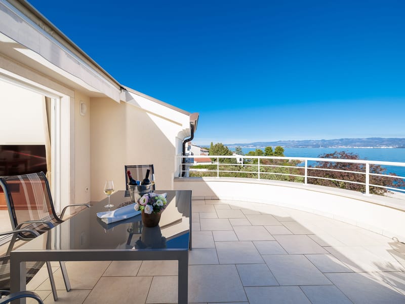 sea view from balcony of Luxury Apartment Tunera 7 apartment