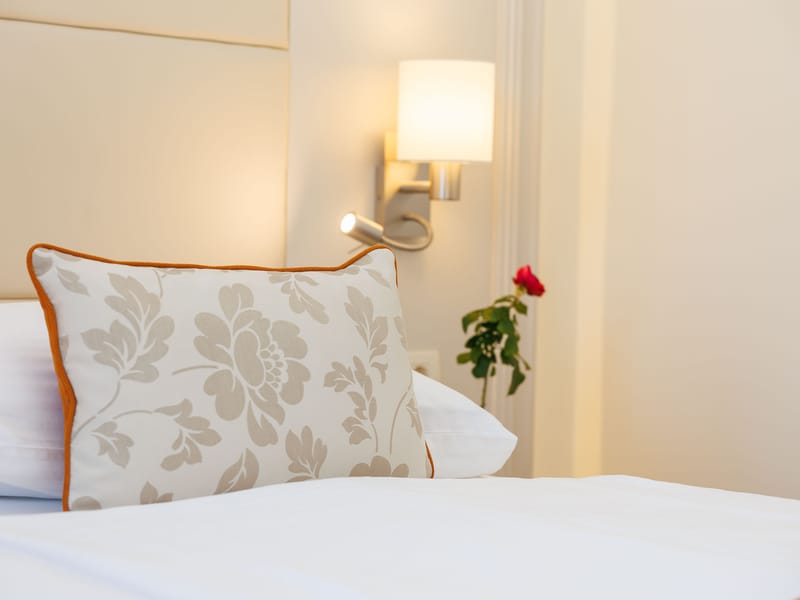 undefined bedroom with sea view in Malinska