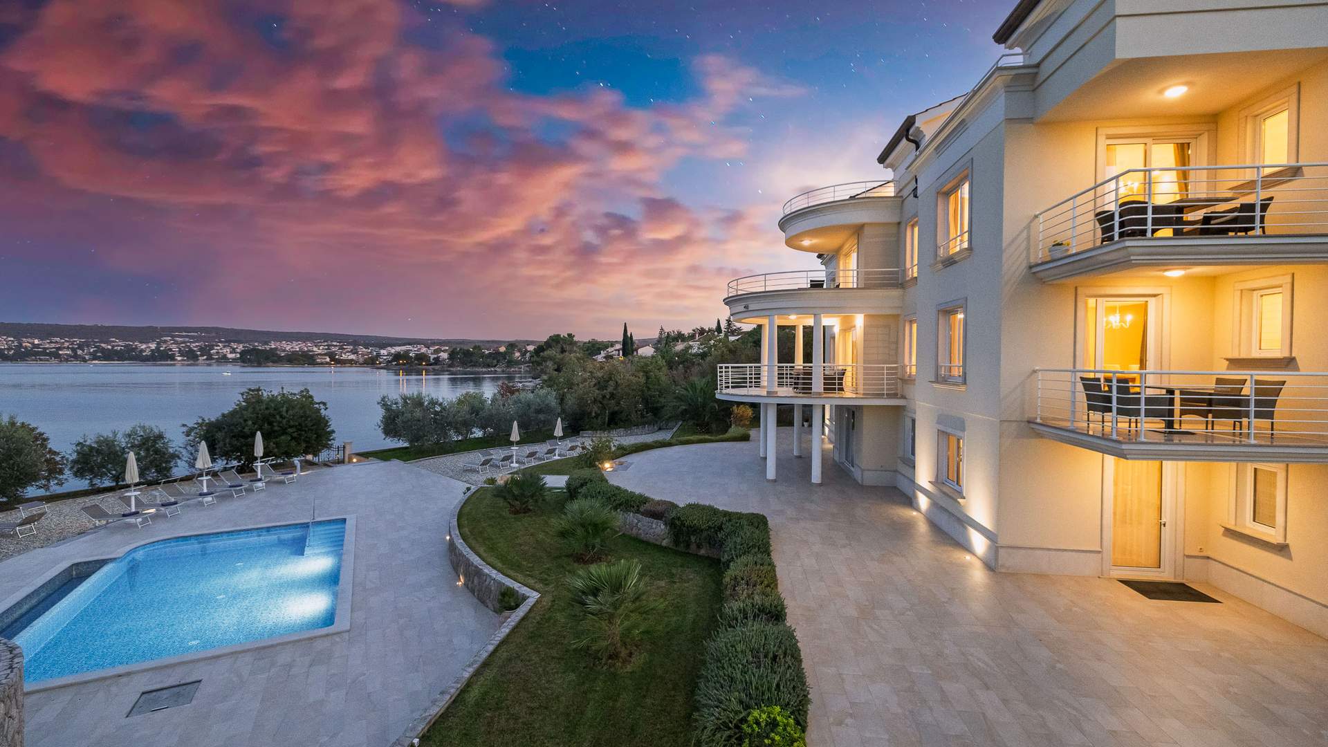 Villa Tunera seaside apartment view