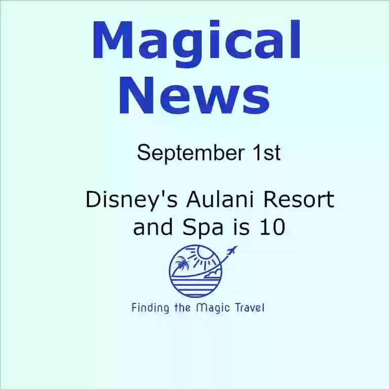 Magical News for September 1 2021