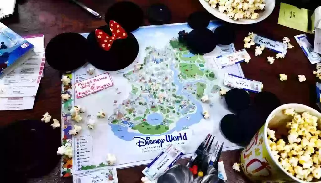 Generated Disney World Map