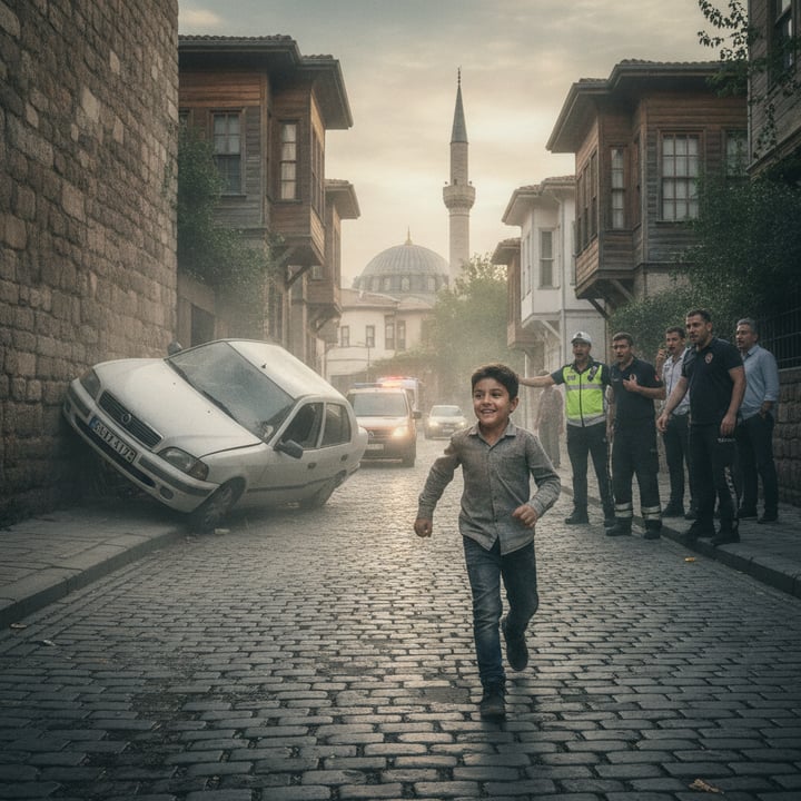 İstanbul'da Mucize: Aracın Altında Kalan Çocuk Koşarak Eve Gitti