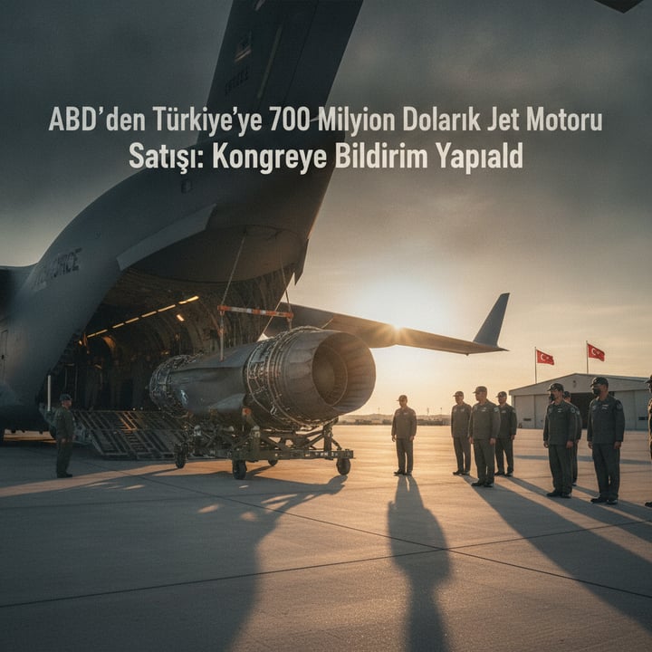 ABD'den Türkiye'ye 700 Milyon Dolarlık Jet Motoru Satışı: Kongreye Bildirim Yapıldı