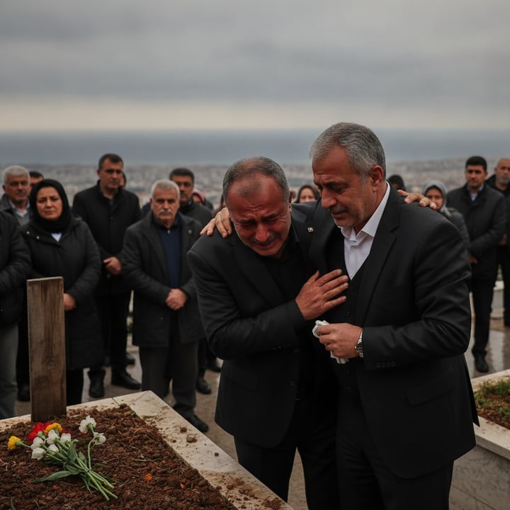 Antalya'da Kızını Sınava Götürürken Vefat Eden Babanın Acı Sonu: Dostu Gözyaşlarına Boğuldu