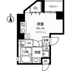 1Rの間取り図