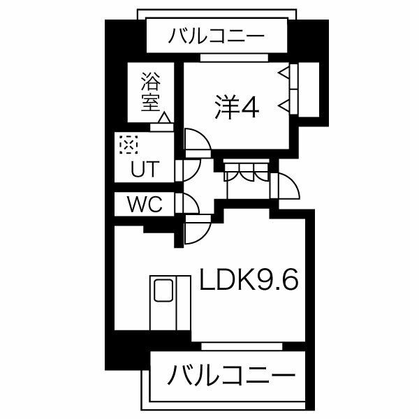 Ⅰ 1LDKの間取り図
