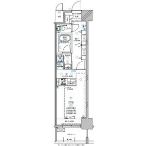 B 1Rの間取り図