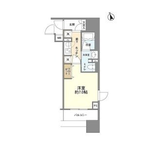 F 1Kの間取り図