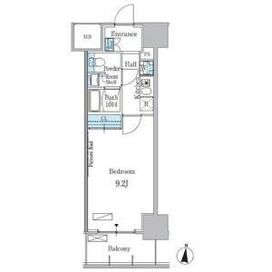 C2 1Kの間取り図