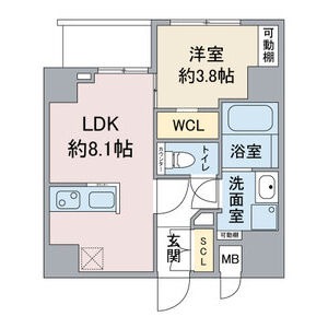 402の間取り図
