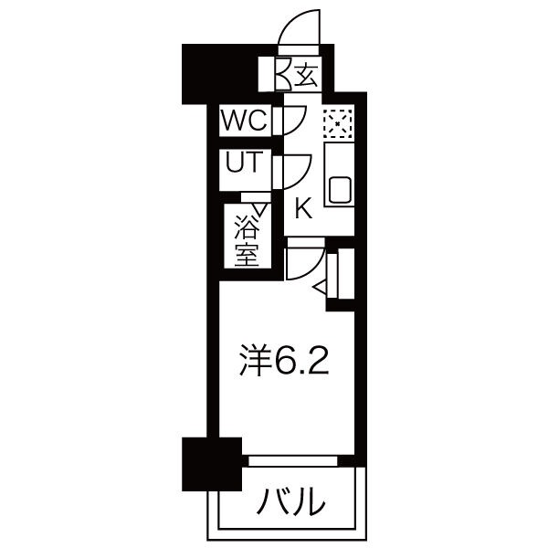 1107 の間取り図