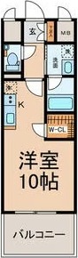 F 1Rの間取り図