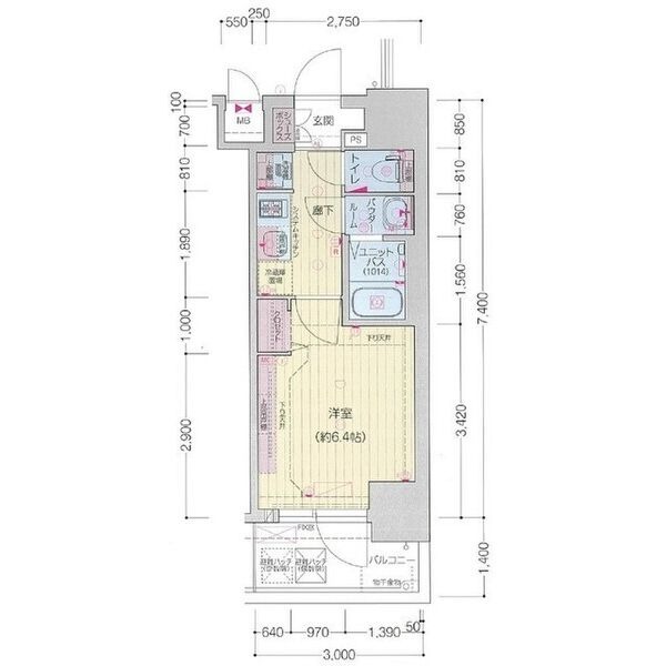 605の間取り図