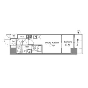 603 の間取り図