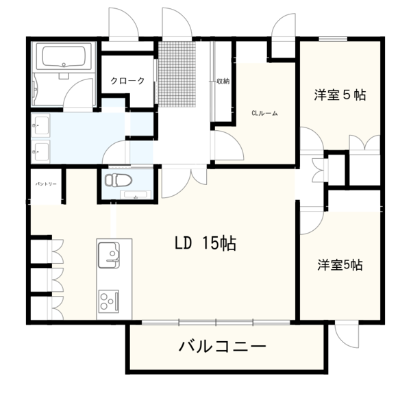 201の間取り図