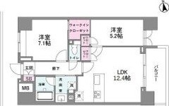 Ⅰ 2LDKの間取り図