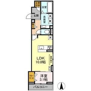 202の間取り図