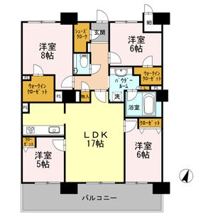 I 4LDKの間取り図