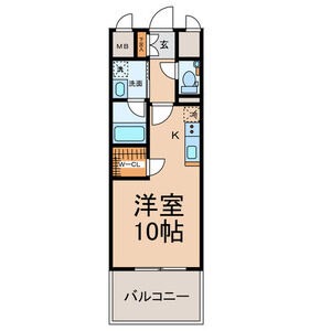B 1Rの間取り図