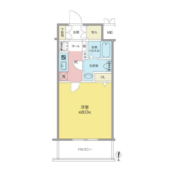 302の間取り図