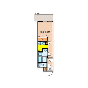 C 1Rの間取り図