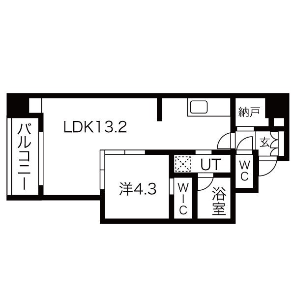 101の間取り図
