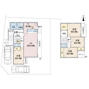 1 の間取り図