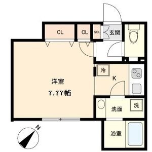 C 1Rの間取り図