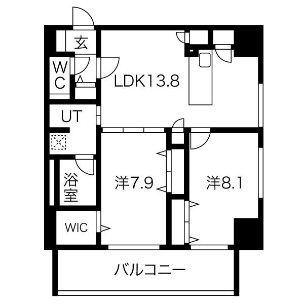 901の間取り図