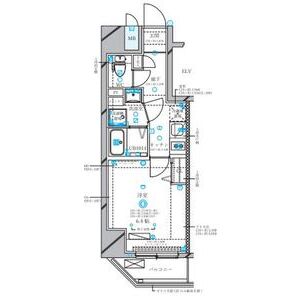 C 1Kの間取り図