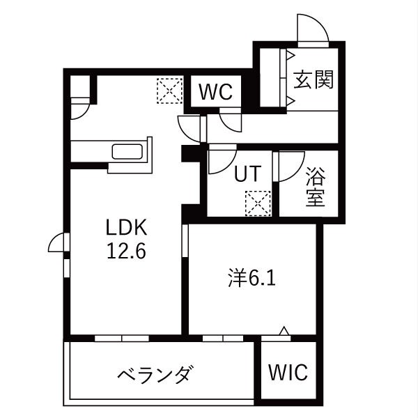 201の間取り図