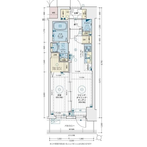 206の間取り図