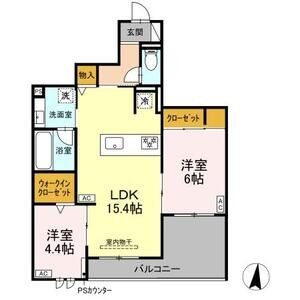 202の間取り図
