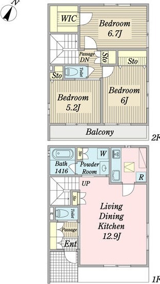 Dの間取り図
