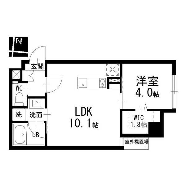 202の間取り図